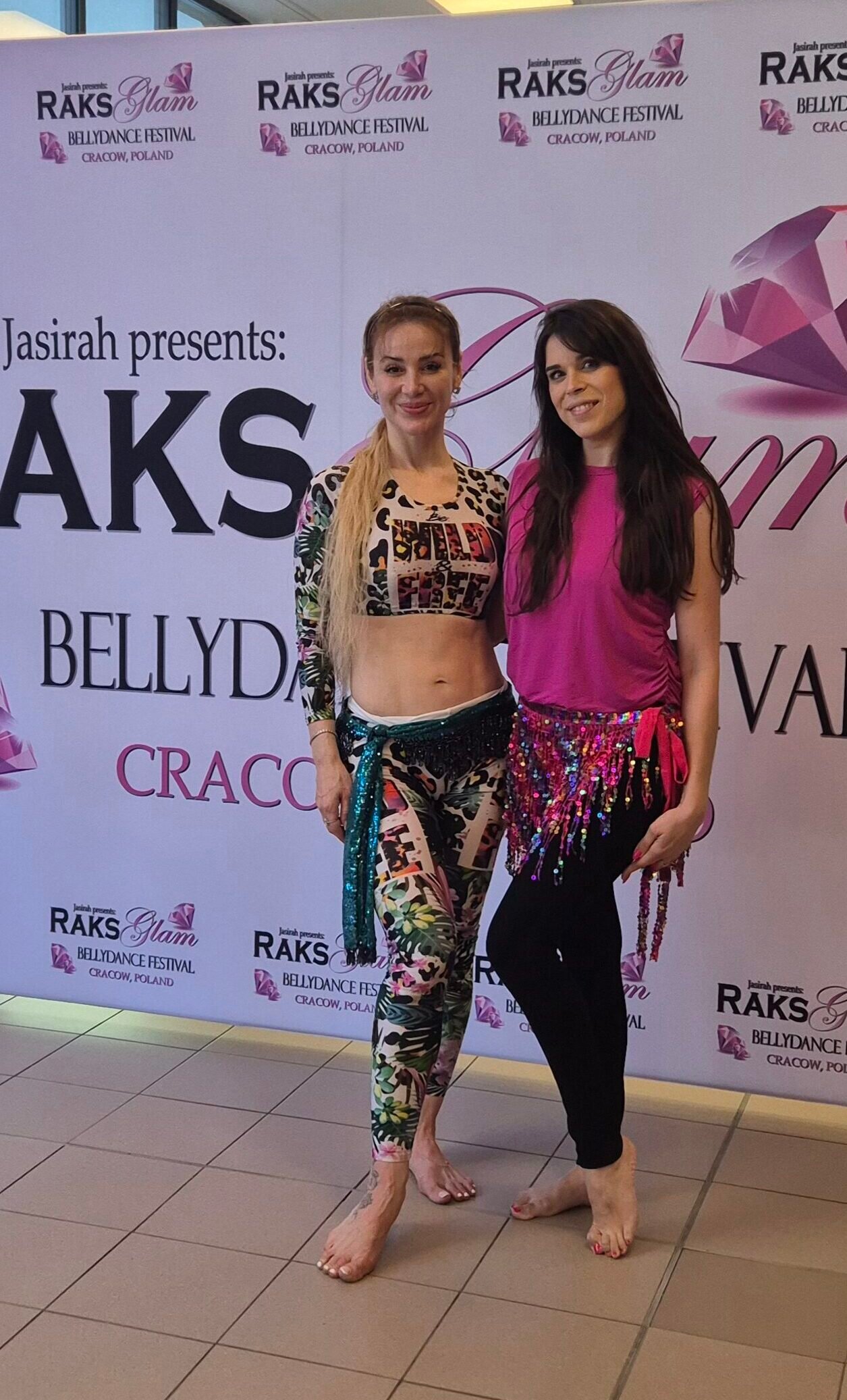 Alina dans le cadre de son parcours artistique en danse orientale auprès d'Oxana Bazaeva