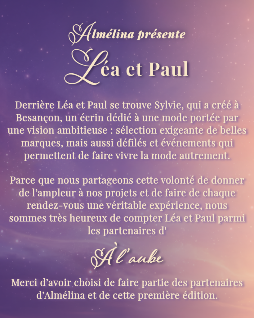 Présentation de Léa et Paul par Sylvie, qui offre un lot pour la tombola organisée par Almélina le 20 septembre 2026 à Saint-Vit